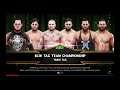 WWE 2K19 Cain,Finn VS Corbin,Gulak,Hawkins,Ryder 6-Man Tag Tables Elm. Match BCW Tag Titles