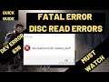Disc Read Error FIXED Call Of Duty Modern Warfare| Dev Error 636|common_mp.ff| tunnels.ff| common_sp