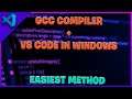 Install Gcc Compiler for C/C++/C# on Windows + Install V.S Code for C/C++/C#