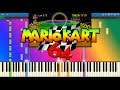 Mario Kart 64 - Rainbow Road Synthesia