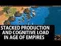 Stacked Production and Cognitive Load in Age of Empires