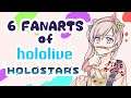 【6 FANART】HOLOLIVE & HOLOSTARS ASSEMBLE!【hololive-ID】