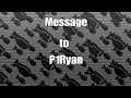 Message to P1Ryan