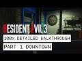 Resident Evil 3 Remake 100% Detailed Walkthrough Part 1: Downtown (All Collectibles, Items, Weapons)
