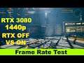RTX 3080 | Ghostrunner | 1440p RTX OFF VS ON | intel i7 7700K