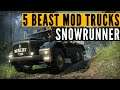 SnowRunner TOP 5 best mods: BIG & OP edition (4K 60FPS)