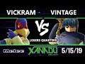 S@X 302 SSBM - Vickram (Falco, Fox) Vs. Vintage (Marth) - Smash Melee Losers Quarters
