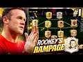 WAYNE ROONEY FIFA22 ROAD TO GLORY!! ROONEY'S RAMPAGE #1