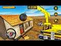 Wrecking Ball Crane Simulator 2019 - House Moving Game - Android Gameplay