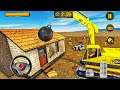 Wrecking Ball Crane Simulator 2019 - House Moving Game - Android Gameplay