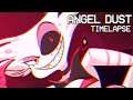 "Angel Dust" from Hazbin Hotel [Digital Art Timelapse]