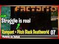 ⚙️Factorio ➡️ Think this game is Bricked ✅ ➡️Rampant Biters Deathworld PitchBlack 🏭⚙️| Gameplay