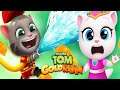 Fireman Tom Vs Princess Angela ALL Worlds Talking Tom Gold Run Android Gameplay