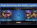 Cara Gratis Mendapatkan Skin Di Event Anniversary Box Mobile Legends