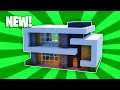 Minecraft : How To Build a Small Modern House Tutorial (#22)