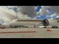 Singapore Airlines 787-10 parking at Paderborn - MS Flight Simulator