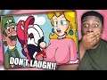SUPER MARIO TRY NOT TO LAUGH!!