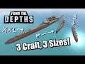 Building 3 Craft in 3 Sizes - From the Depths