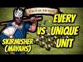 ELITE SKIRMISHER (Mayans) vs EVERY UNIQUE UNIT | AoE II: Definitive Edition