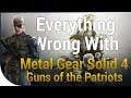GAME SINS | Everything Wrong With Metal Gear Solid 4: Guns of The Patriots