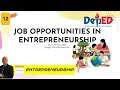 Job Opportunities in Entrepreneurship Lesson 2, SHS Tagalog DEPED MELCS Module