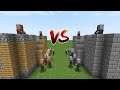 Minecraft Battle: Village VS Pillage - NOOB vs PRO vs HACKER / Animation