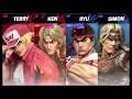 Super Smash Bros Ultimate Amiibo Fights   Terry Request #206 Terry & Ken vs Ryu & Simon