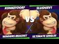 S@X 418 Winners Bracket - KonkeyDorf (Donkey Kong) Vs. SlushieV1 (Donkey Kong) Smash Ultimate - SSBU
