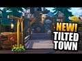Tour of the *NEW* TILTED TOWN in Fortnite - CINEMATIC TOUR