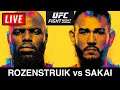 🔴 UFC Vegas 28 Live Stream - ROZENSTRUIK vs SAKAI Watch Along Reactions