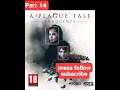 A Plague Tale  Innocence  Part 14 gameplay 4 ps5