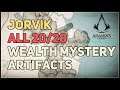 All 20 Jorvik Wealth Mysteries Artifacts Assassin's Creed Valhalla