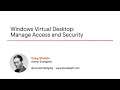 Azure Skills: Manage Access and Security in AVD Course Preview