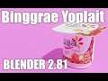Blender 2.81 Binggrae Yoplait