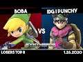 BOBA (Toon Link) vs Punchy (Hero/Pokémon Trainer) | Losers Top 8 | Synthwave X #18