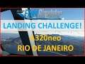 Landung in RIO DE JANEIRO - A320neo - Landeherausforderung - MSFS 2020 - Let's fly! In 4K!