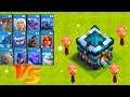 lvl 1 heroes & troops vs TH13 "Clash Of Clans" troll attacks!