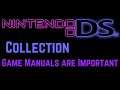 Nintendo DS Game Collection: Game Manuals are Important!
