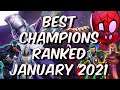 Best Champions Ranked January 2021 - Seatin's Tier List - Marvel Contest of Champions