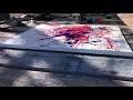 How to Abstract Paint Part 2 *Outside ASMR*