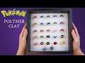 Making All 27 Different Types Of Pokeballs - Using Polymer Clay