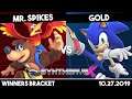 Mr. Spikes (Banjo/PacMan) vs Gold (Sonic) | Winners Bracket | Synthwave X #7