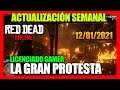 NUEVA ACTUALIZACION SEMANAL RED DEAD REDEMPTION 2 ONLINE LA GRAN PROTESTA 2021 (PS4)