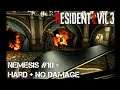 Resident Evil 3: Nemesis - Nemesis Boss Fight #10 Hard + No Damage [Clocktower/Dance Hall]