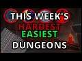 Which MYTHIC+ Dungeons have the HIGHEST & LOWEST chance to fail this week?