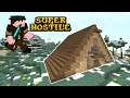 Building an A-Frame Cabin | Minecraft Super Hostile Modpack | Ep 3