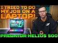 Can this Laptop REALLY Replace My Streaming Desktop? || Predator Helios 500