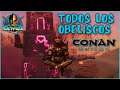 Conan exiles Donde están todos los OBELISCOS del juego - Guía