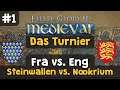 Field of Glory 2 Medieval - Turnier (I): #1 Frankreich vs. England / Gegner: Nookrium (Let's Play)