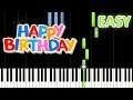 Happy Birthday To You - EASY Piano Tutorial